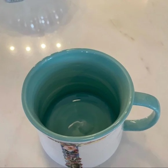 NWT Anthropologie Nathalie Lete Bouquet Monogram Mug T - Picture 4 of 4